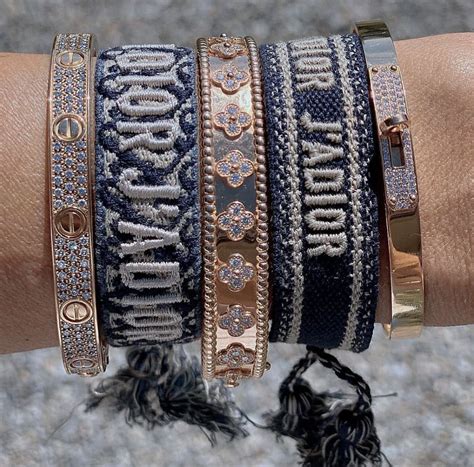 bracelets dior tissu|genuine Dior bracelets.